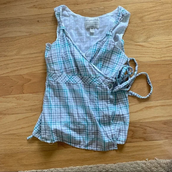 Plaid wrap tank - Picture 1 of 5